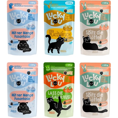 Lucky Lou Adult Wild Mix 6 x 125 g