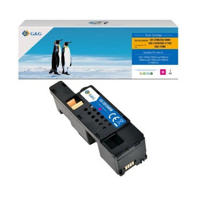 Compatible КАСЕТА ЗА DELL 1250c/1350c/1355c - Magenta - HIGH CAPACITY - XMX5D / 331-0780 / 332-0409 / 332-0404 / 331-0724 / 5GDTC / CMR3CP - № (TFD137MNLJ - U. T. ) / NT-CD1250XM - G&G ((TFD137MNLJ)