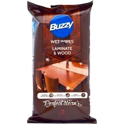 BUZZY UK LTD Buzzy Vlhčené ubrousky pro čištění dřeva a laminátu 48 ks – Zboží Dáma