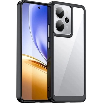 Gigapack Realme 14T GIGAPACK Силиконов протектор за телефон, удароустойчив, прозрачен гръб, ЧЕРЕН GP-169940 (GP-169940)