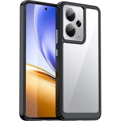 Gigapack Realme 14T GIGAPACK Силиконов протектор за телефон, удароустойчив, прозрачен гръб, ЧЕРЕН GP-169940 (GP-169940)