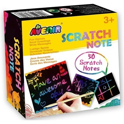 Škrabací poznámky 50ks