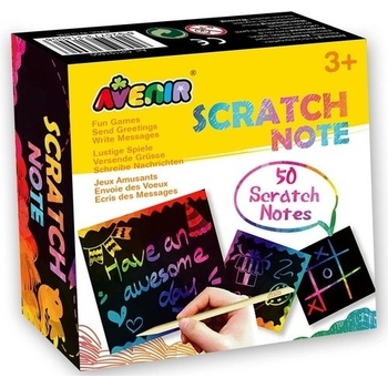 Škrabací poznámky 50ks