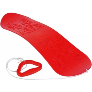 Plastkon Kluzka plastový snowboard červená