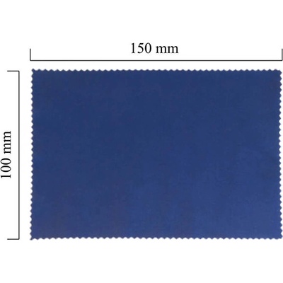 Blick-Punkt Handričku na okuliare z mikrovlákna jednofarebný - fialový 100x150