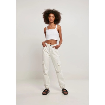 Urban Classics Дамски дълги карго панталони в цвят екрю Ladies Denim Cargo PantsUB-TB4797-03681 - Екрю, размер 27