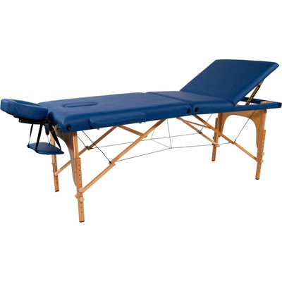 MH Star skládací lehátko s nastavitelnou sekcí ETL60 - modré