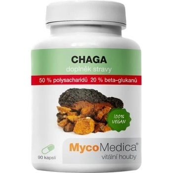 MycoMedica Chaga 50% vegán 90 kapsúl