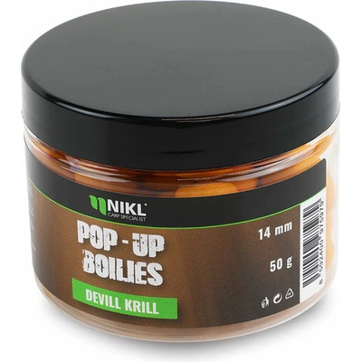 Karel Nikl Pop Up Boilies Devil Krill žlutá 50 g 18 mm
