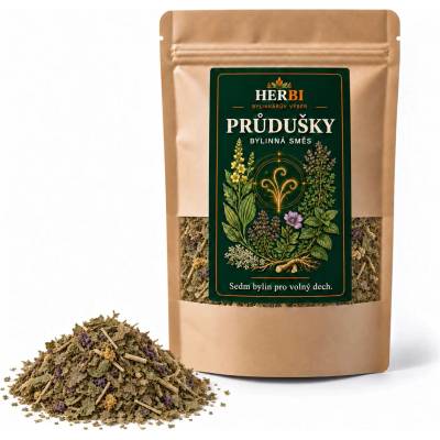 Herbi Bylinný čaj Priedušky prirodzená úľava pre dýchacie cesty 50 g