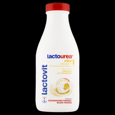 Lactovit LactoUrea Oleo регенериращ душ гел с растителни масла 500 ml за жени