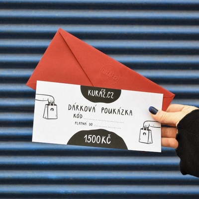 Dárkový poukaz/Voucher Kuráž Cena: 4500 Kč
