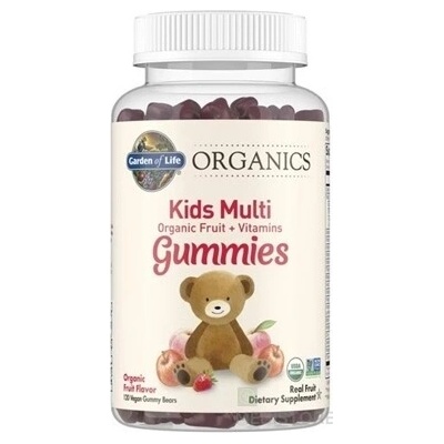 ADC Dr.Formulated ORGANICS Kids Multi Fruit gummies pre deti, s ovocnou príchuťou, 120 ks