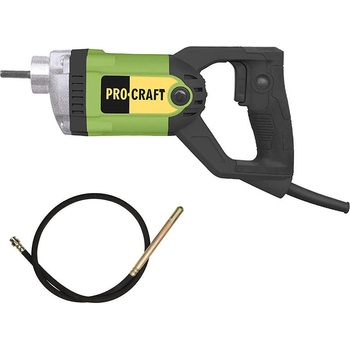 PROCRAFT Вибратор за бетон procraft cv1200, 1200w, вал 1.5 м, 35 мм (cv1200)