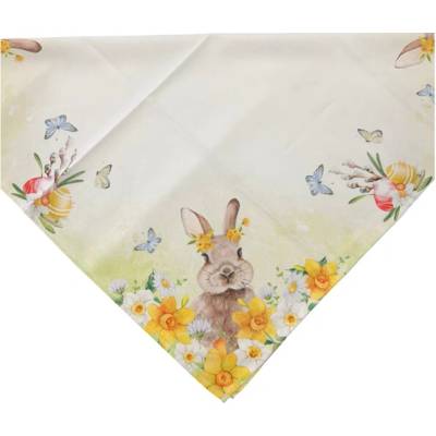 MTHAO Ubrus Jarní králíček 85/85 cm