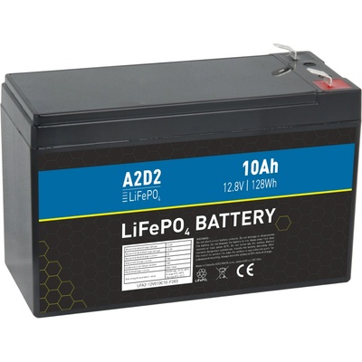 A2D2 LiFePO4 LFA2-12V010C10-F2X3 12,8V 10Ah originální
