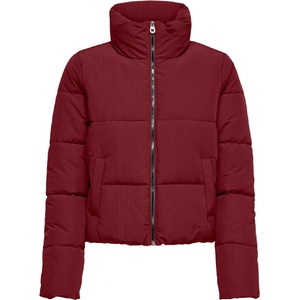 Only Яке Only Dolly Short Puffer Jacket - wine