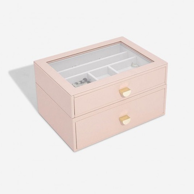 Stackers šperkovnica Classic Blush Pink so zásuvkami 76058