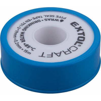 Extol Craft Páska izolační teflonová 19 mm x 15 m x 0,2 mm