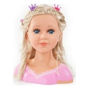 Bayer Bust Reig Charlene Super Model Blonde Wig Hair styling and make-up Plastic
