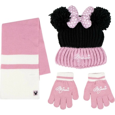 Cerdá zimní sada růžovobílá Minnie