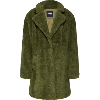 Urban Classics Преходно палто 'Sherpa' зелено, размер 4XL