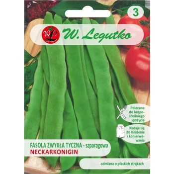 W. Legutko Зеленоплодни фасули Neckarkönigin (Hilds Neckarkönigin) - средно ранни
