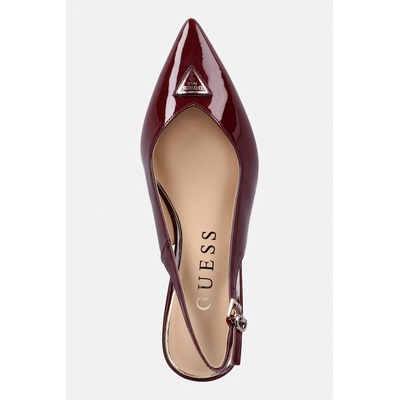 Guess обувки с ток от кожа YANNICKE (FLTYNN.PAF05.RED)