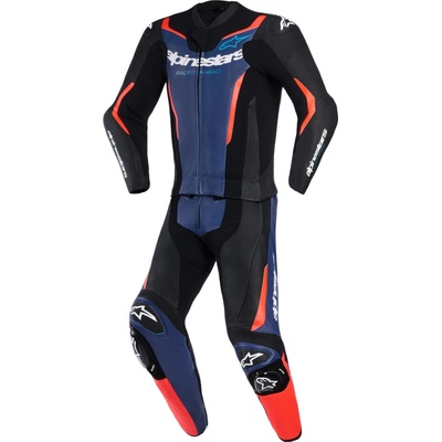 dvojdielna kombinéza Alpinestars GP FORCE V2 čierna/modrá/červená