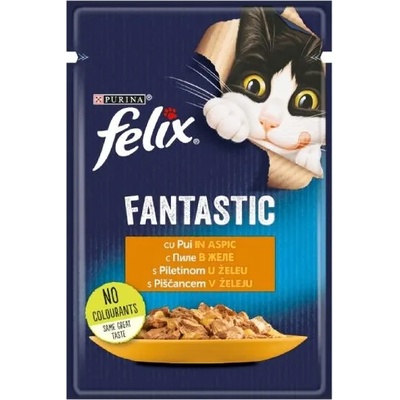 Nestle Храна за Котки Пауч Пиле в Желе Felix Fantastic 85 г