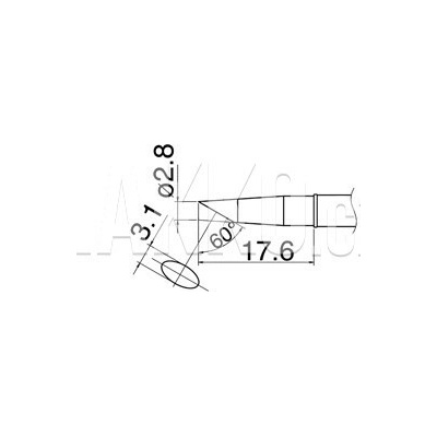 Pájecí hrot T31-03BC28 - 107005068