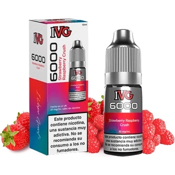 IVG 6000 Salt Strawberry Raspberry Crush 10 ml 10 mg