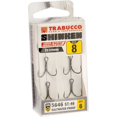 Trabuccco trojháčky Shinken ST-46 vel.8 6ks