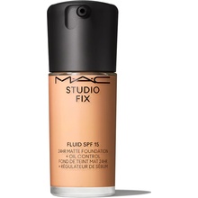 MAC Cosmetics Studio Fix Fluid SPF15 24HR Matte Foundation + Oil Control zmatňujúci make-up SPF15 NW15 30 ml