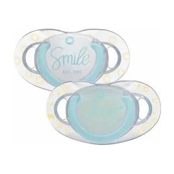 Bebeconfort Силиконови залъгалки Bebe Confort - Dental Safe, 2 броя, 6-18м, Take me moon (3104201580)