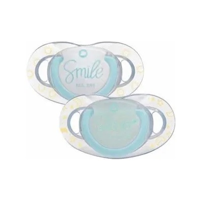 Bebeconfort Силиконови залъгалки Bebe Confort - Dental Safe, 2 броя, 6-18м, Take me moon (3104201580)