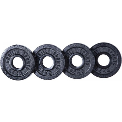 Gorilla Sports litinových 2 kg 4 x 0,5 kg 30 mm