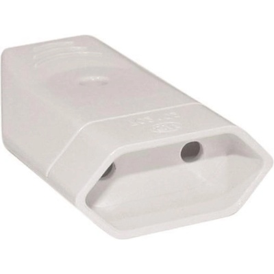EUROLAMP Щепсел eurolamp sa - 10393, 2.5А 240v, женски, бял (800-10024)