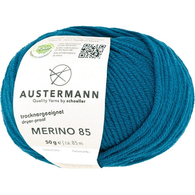 Pletací příze Austermann Merino 85 EXP Barva: 40 DUNKELPETROL