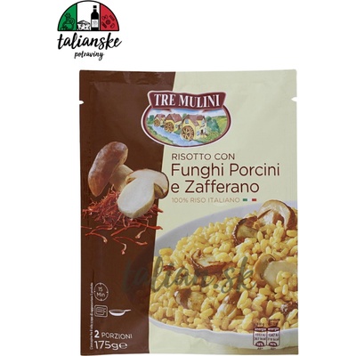 Tre Mulini Rizoto s hríbmi a šafránom 175 g