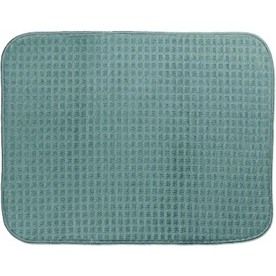 KELA Odkapávací podložka na nádobí RAPIDA 50 x 39 cm tmavě zelená KL-11708