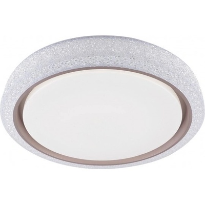 Mitea Lighting M205522-A - LED плафон ф400мм, 28W, 3CCT 3000~6500K, 220~240V, бял/кафяв (M205522-A)