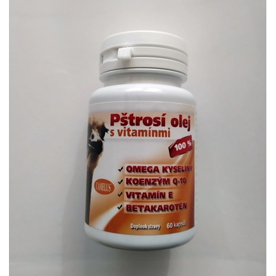Camelus Pštrosí olej s vitamínmi 60 kapsúl