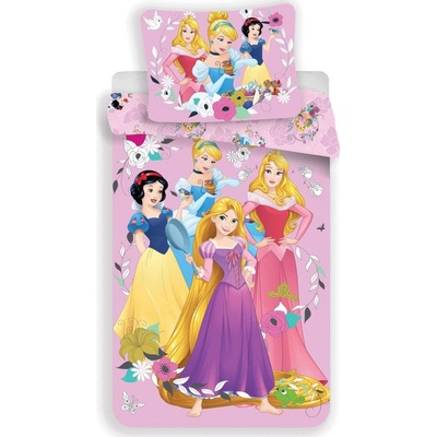 Jerry Fabrics Obliečky Princess pink 02 Bavlna 140x200 70x90