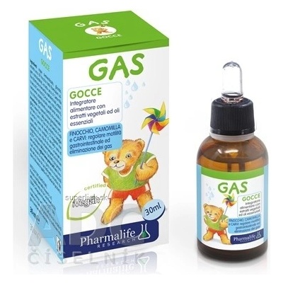 Pharmalife GAS DROPS GOCCE kvapky pre dojčatá a deti 30 ml