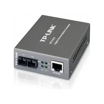 TP-Link Конвертор TP-LINK MC210CS, 1000Mbps RJ45 към 1000Mbps SM SC влакно, 15km (MC210CS)