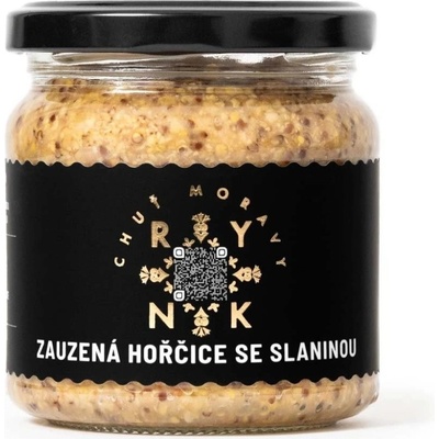 Chuť Moravy Zauzená hořčice se slaninou 200 g – Zbozi.Blesk.cz