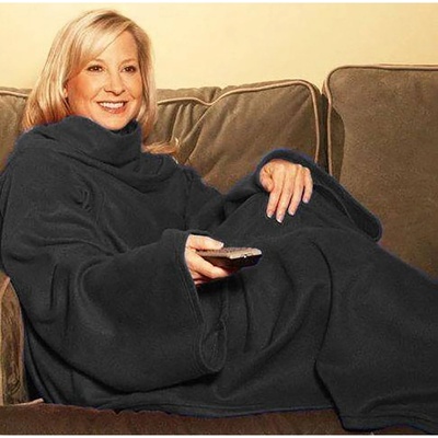Verk Snuggie čierna 190 x 140 cm