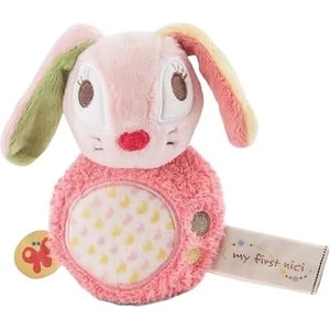NICI Мека играчка с дрънкалка NICI - Заекът Хопсали, 12 cm (46586) - baby