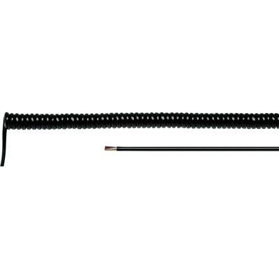 Helu 85744 spirálový kabel LiF12Y11Y 500 mm / 2000 mm 4 x 0.50 mm² černá 1 ks